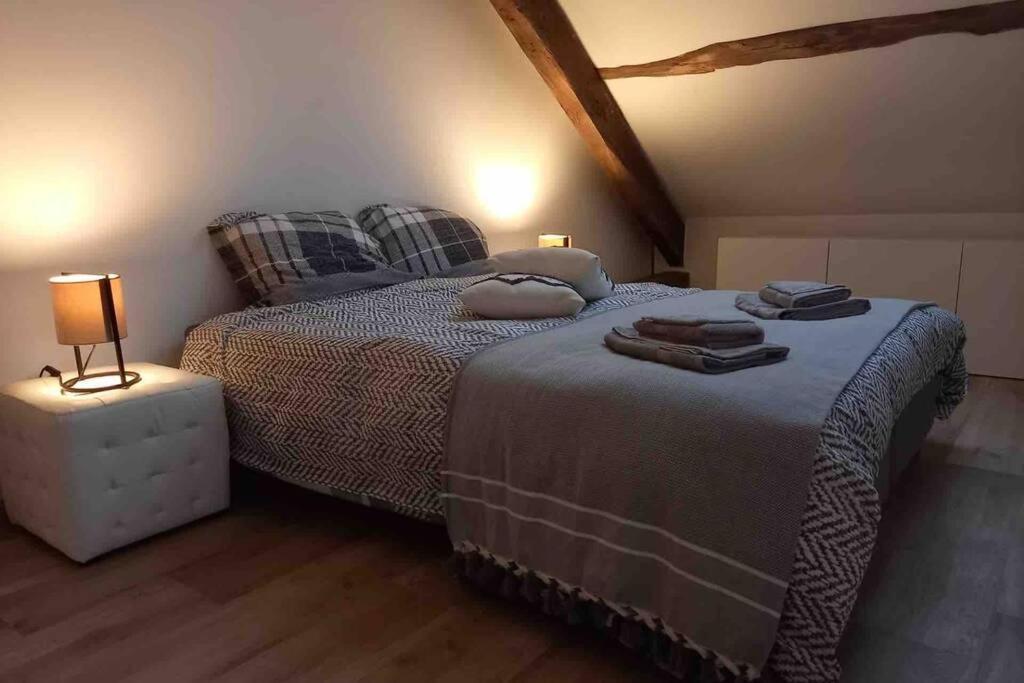 Le Grenier De Charlotte Apartment Libin Bagian luar foto