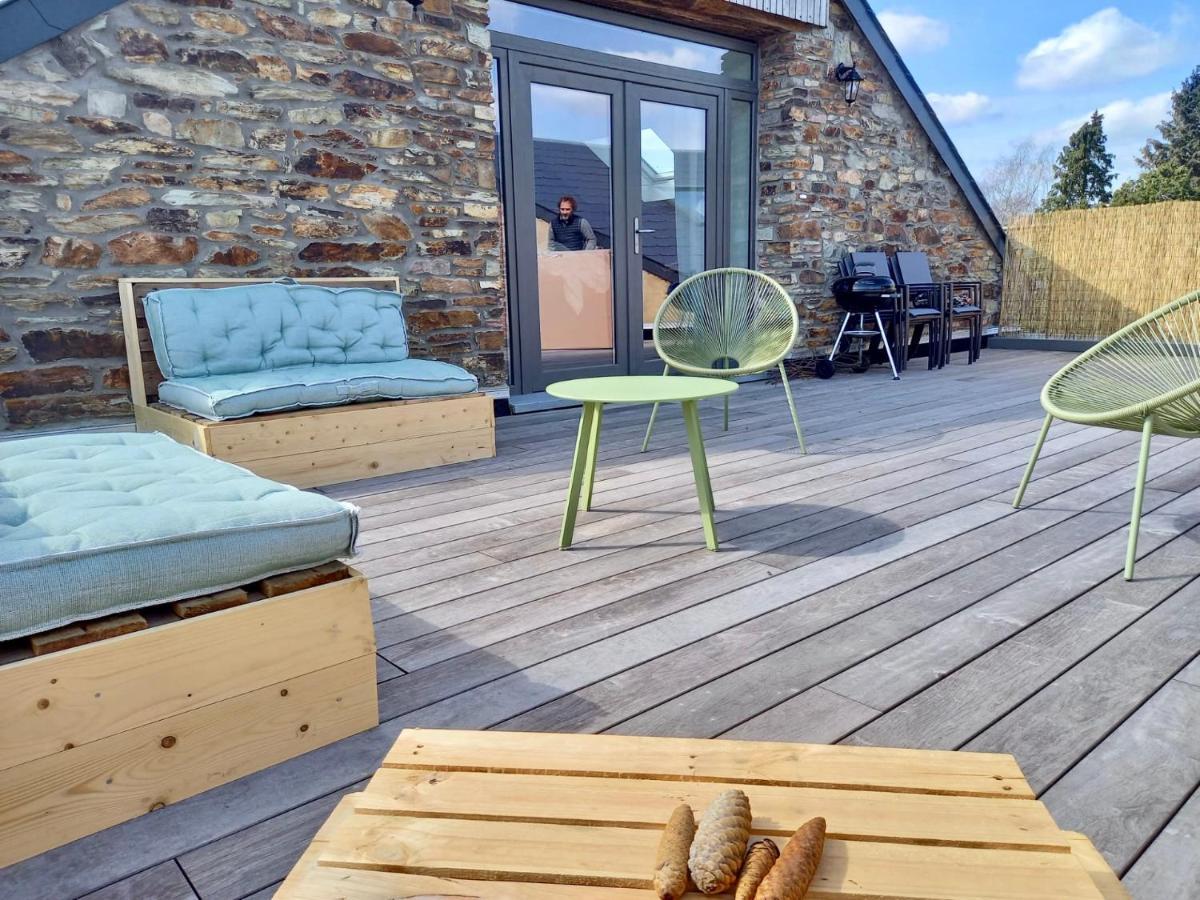 Le Grenier De Charlotte Apartment Libin Bagian luar foto